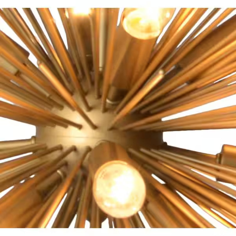12-Light Gold Chandelier