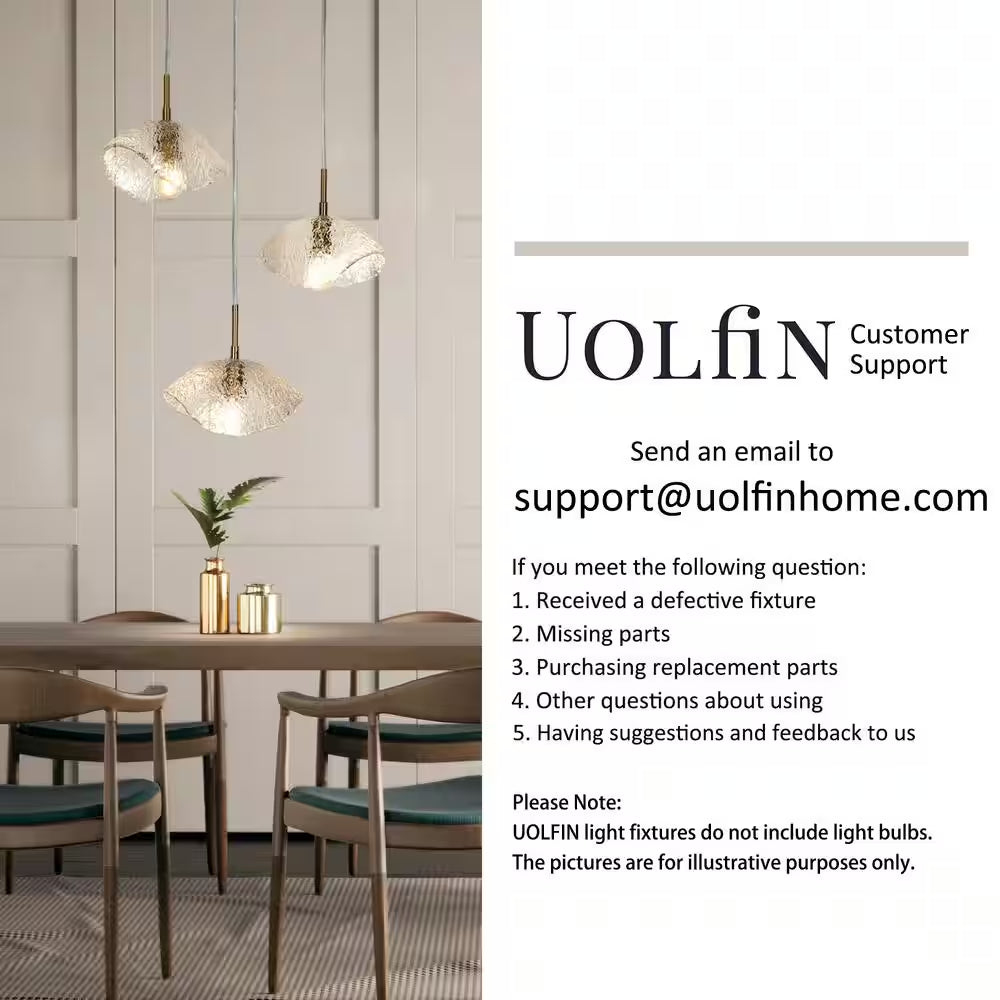Modern Gold Dining Room Chandelier, Bubble 31.5 In. 6-Light Farmhouse Sputnik Bedroom Chandelier with Clear Glass Shades