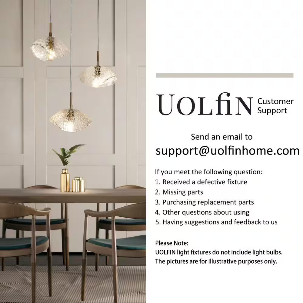Modern Gold Bedroom Kitchen Chandelier Light, 32 In. 6-Light Linear Dining Room Hanging Light with White Ceramic Flowers