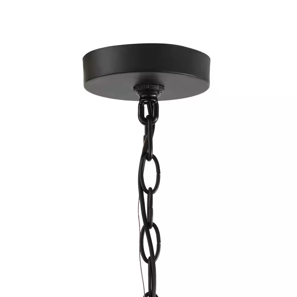 Arbeth 5-Light Bronze Outdoor Chandelier