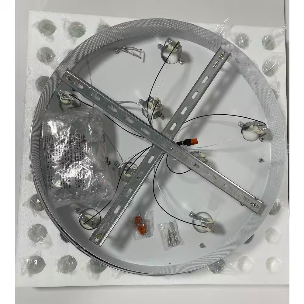 Albany 8 -Light Chrome Statement Tiered Chandelier with Crystal Accents