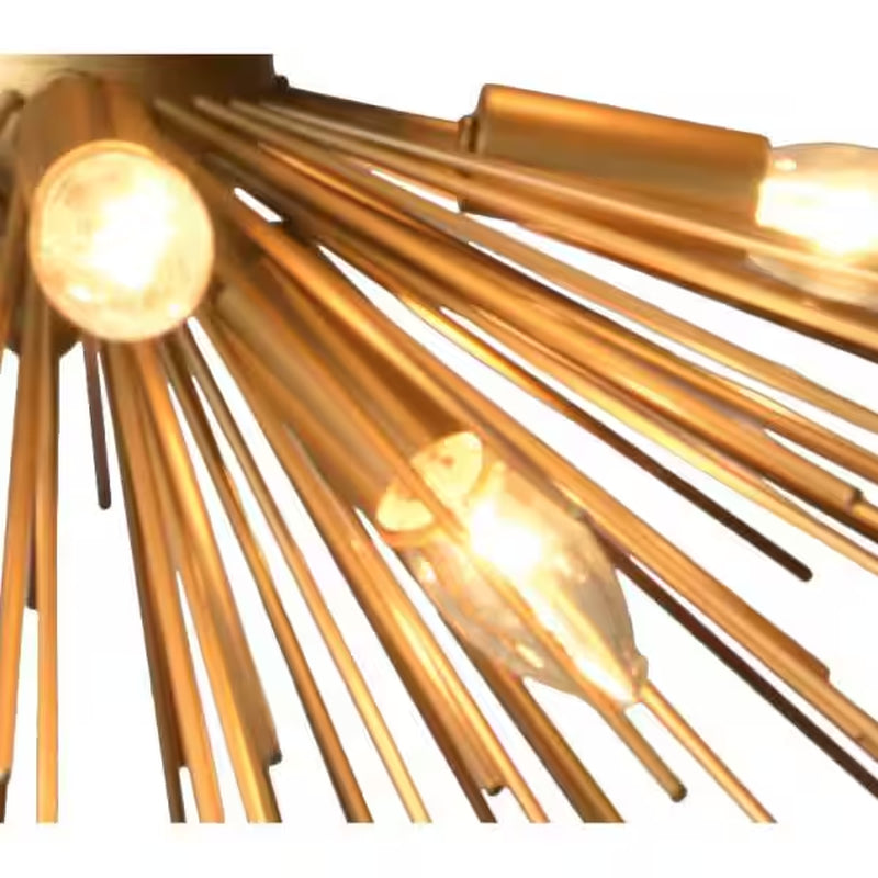 12-Light Gold Chandelier