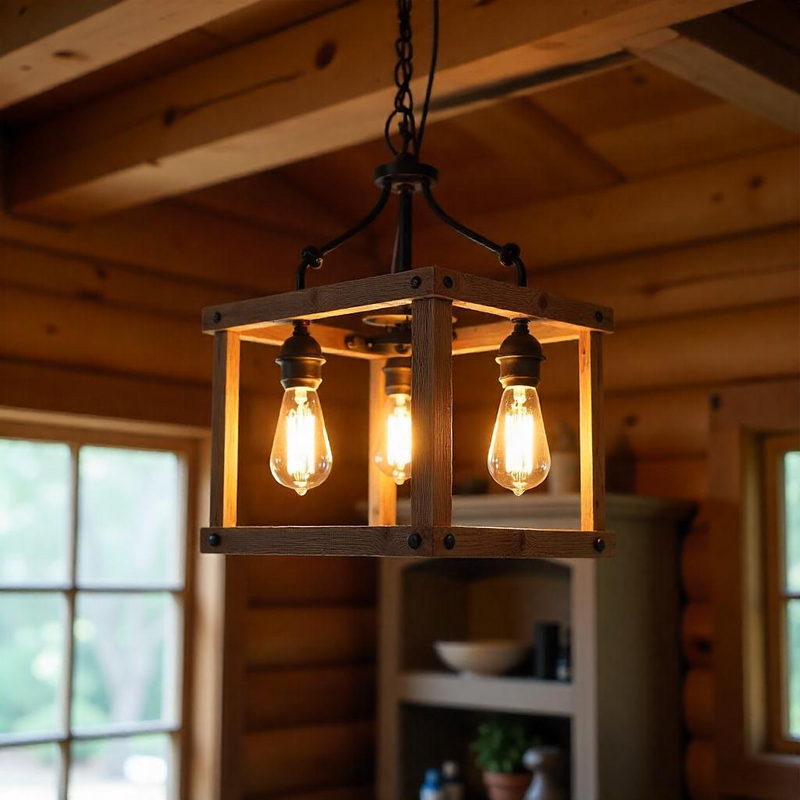 rustic farmhouse chandelier