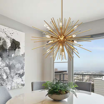 Alice 12-Light Antique Gold Chandelier