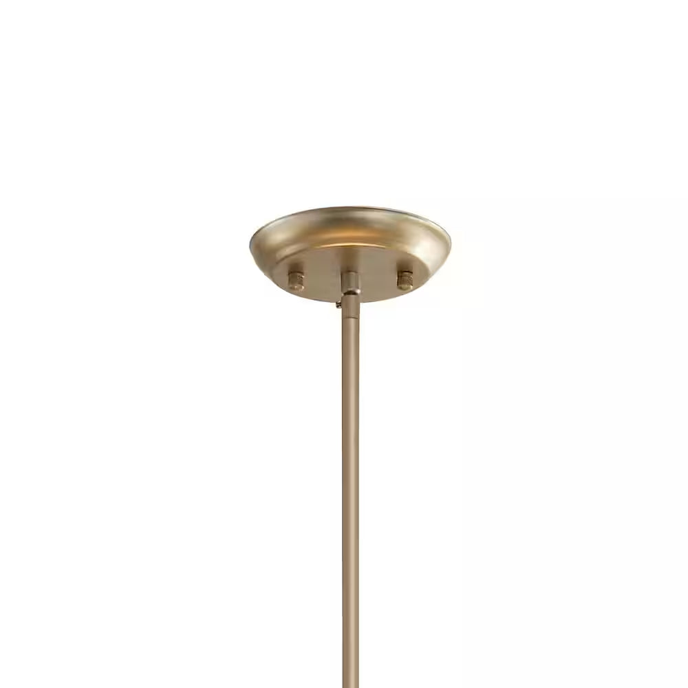 Adela 24 in Dia Brushed Champagne Silver Finish Crystal 6Light Chandelier