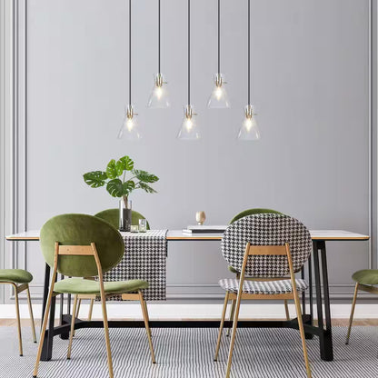 Farmhouse Black Kitchen Chandelier, 33 In. 5-Light Plated Gold Transitional Island Seeded Pendant Light for Dining Room
