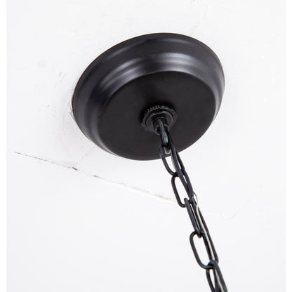 Lansing 4-Light Black Unique/Statement Globe Chandelier with Crystal