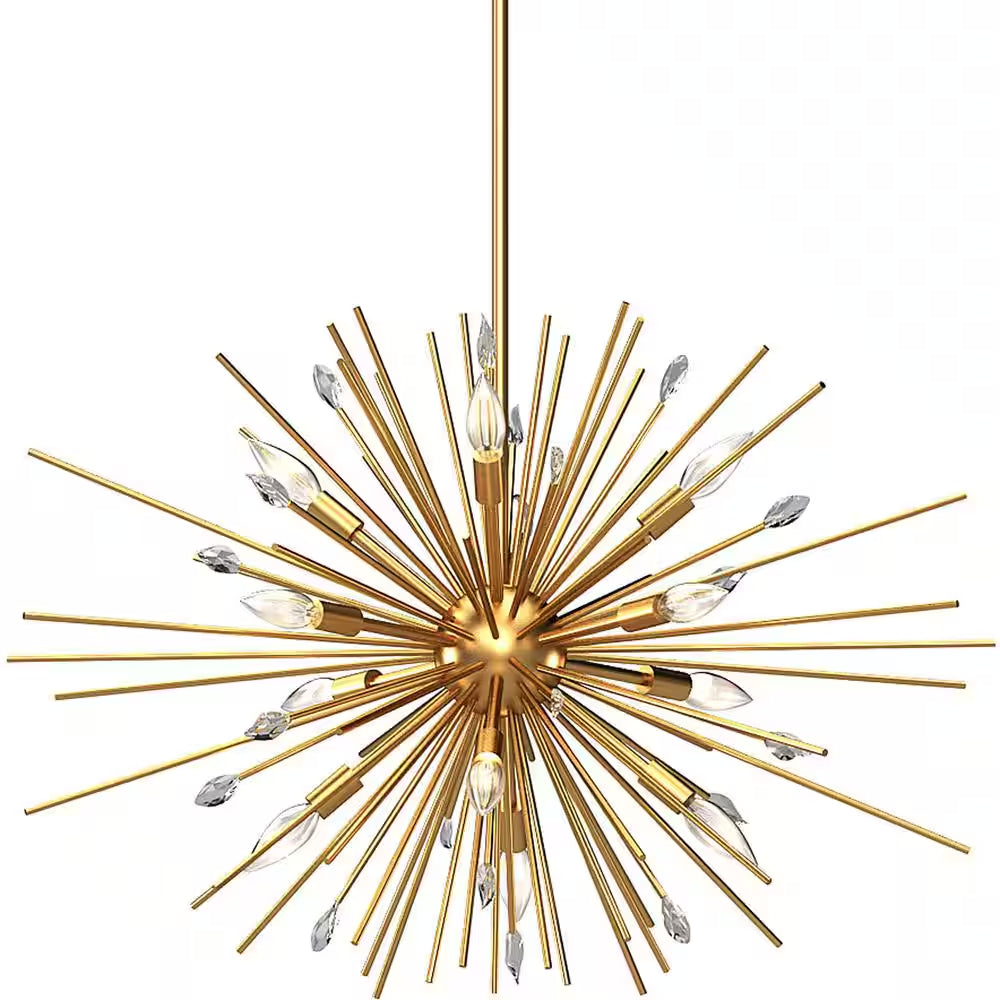 Alice 12-Light Antique Gold Chandelier