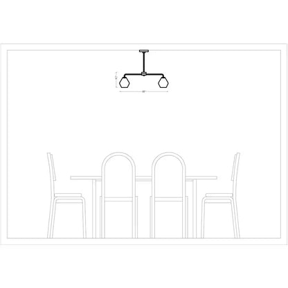 Jett 5-Light Satin Brass Transitional Indoor Dimmable Chandelier with Clear Glass Shades