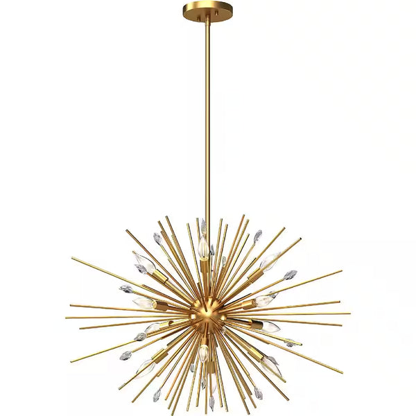 Alice 12-Light Antique Gold Chandelier