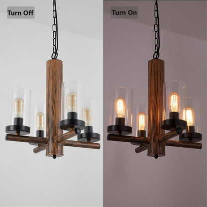 Nashville 4 -Light Candle Style&Shaded Classic/Traditional Farmhouse&Country Style Chandelier