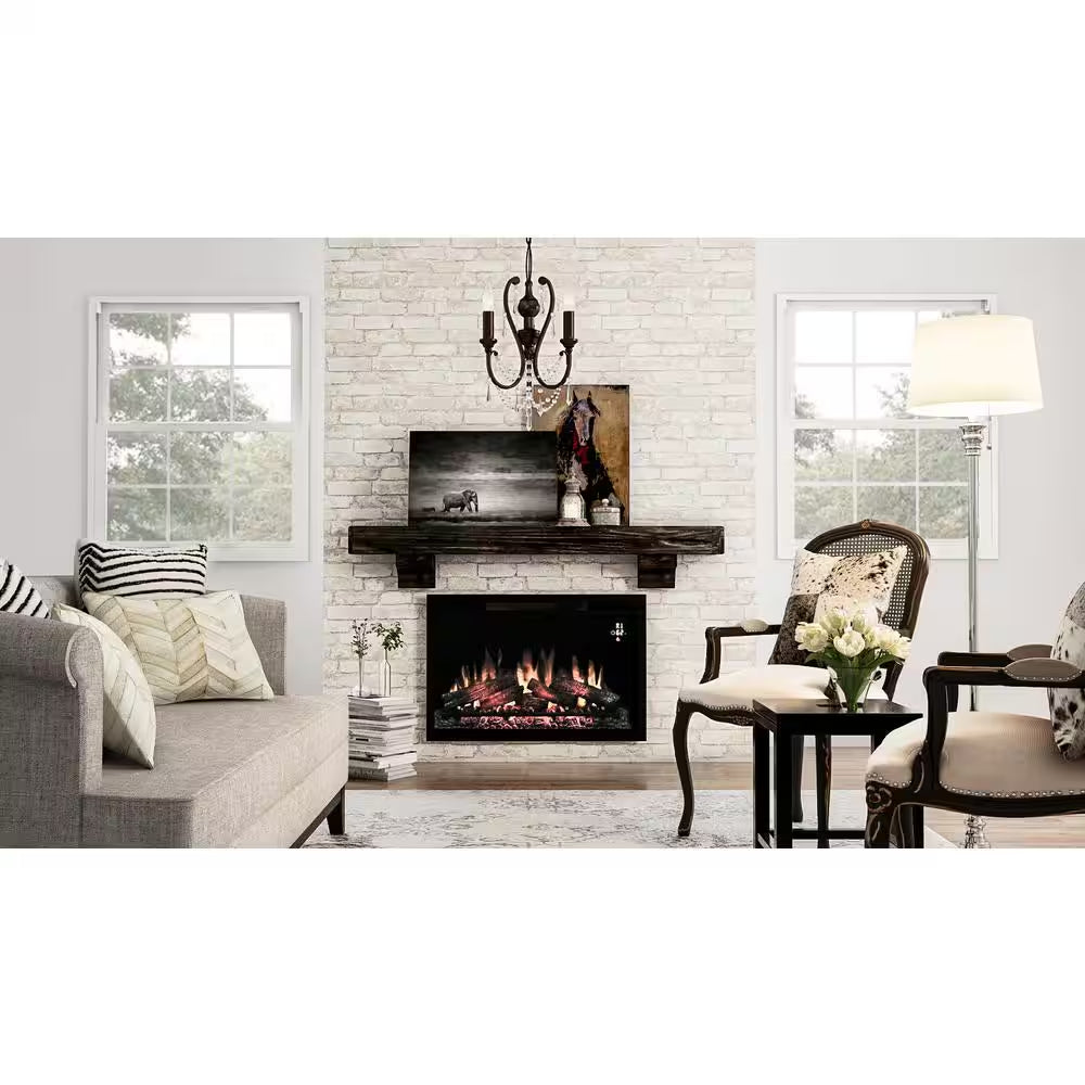 3-Light Vintage Bronze Mini Chandelier