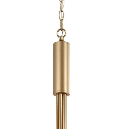 Modern 6-Light Gold Asymmetric Candlestick Chandelier Contemporary Pendant Lighting for Dining Room Kitchen Living Room