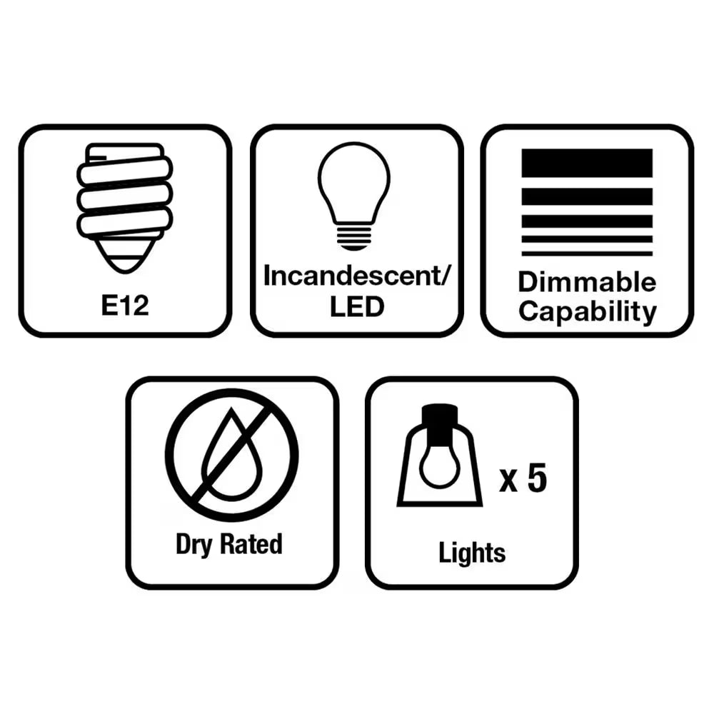 Sarolta Sands 5-Light Black Chandelier Light Fixture with Caged Globe Metal Shade