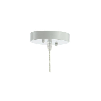 Luna 15.7 In. Woven Rattan Orb LED Pendant, White